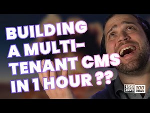 Can You Build a Multi-Tenant CMS in 1 Hour?
