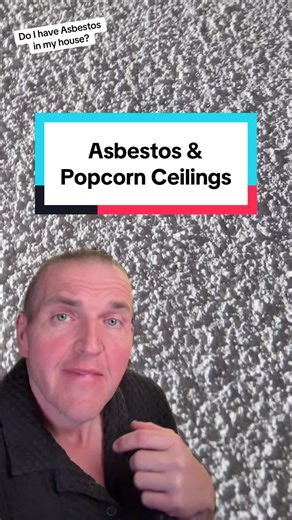 You have danger rocks on your ceiling (maybe). If your house was built before 1980 your popcorn ceiling may be made of asbestos. #tiktoklearningcampaign #edutok #anatomy #medical #science