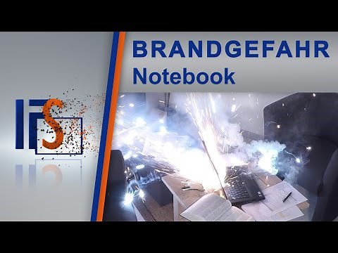 Fire hazard due to notebooks