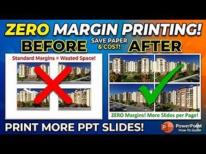 Print More PowerPoint Slides Per Page with Zero Extra Margins!