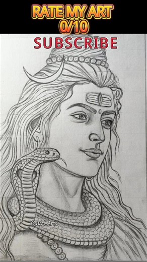 How to Draw Mahadev Face | Lord Shiva Drawing Tutorial 🖌️✨#shorts #art