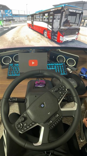 Euro Bus Simulator with HORI Wheel 🚍🔥 | Realistic Driving POV #eurotruck #ets2