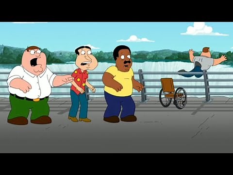 JOE JUMPS OFF NIAGARA FALLS! Family Guy Funny Moments Compilation #24