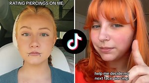 How to get the viral piercings filter on TikTok