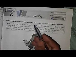 Story writing, class 7