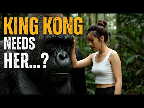 Building a Shelter | A Young Girl Surviving in the Jungle Encounters a Pregnant King Kong ?