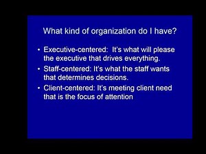 Introduction to management in human services