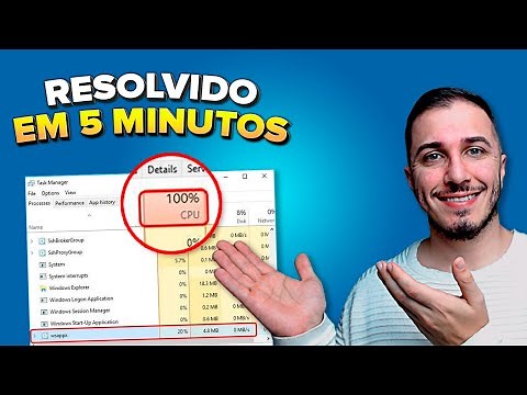 CPU 100% COMO RESOLVER EM 5 MINUTOS [2024]! USO DE CPU ALTO NO WINDOWS 10 E WINDOWS 11