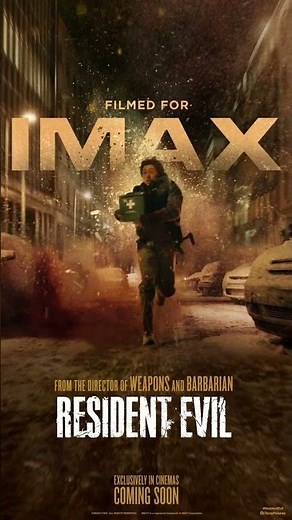 Dari sutradara Weapons & Barbarian, Zach Cregger. Difilmkan untuk IMAX. Resident Evil segera di XXI