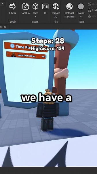 Making a roblox game | #roblox #robloxstudio #robloxdev #development #robloxstudiogame #scripting #devlog #developer