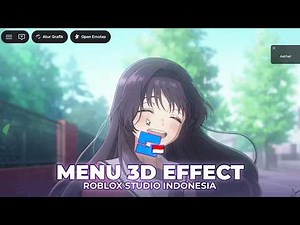 [TUTORIAL] MENU 3D EFFECT | Roblox Studio Indonesia