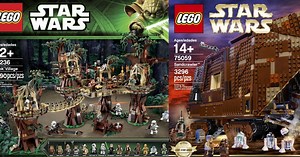 Massive 2,000  piece LEGO Star Wars kits hit Amazon all-time lows: Ewok Village $219, Sandcrawler $263, more