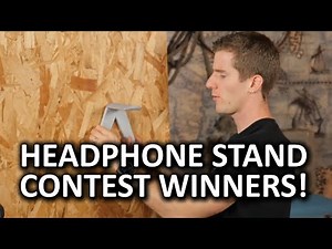 Headphone Stand Design Contest Part 2 - 3D Printed Units In Office!