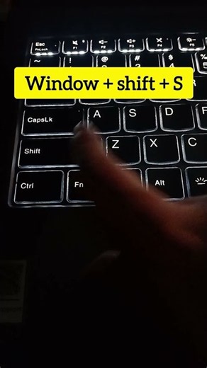 How to take screenshot in laptop | windows+shift+S | 💻 #laptop #screenshot #viralshorts #shortvideos