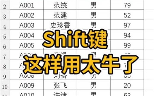 Shift键这样用