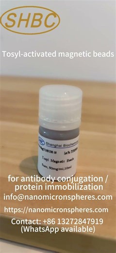 Tosyl Activated Magnetic Beads | For Antibody & Protein Covalent Coupling SHBC