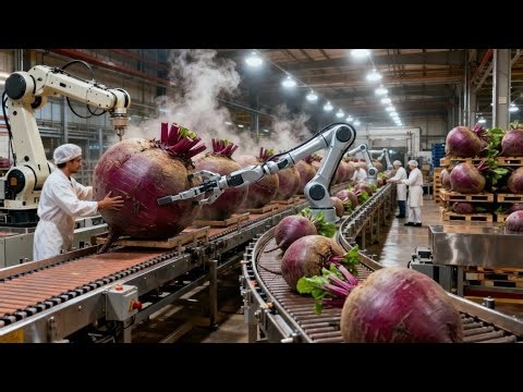 Inside a Modern Turnip Processing Plant: From Farm to Two Premium Products (Full Process)