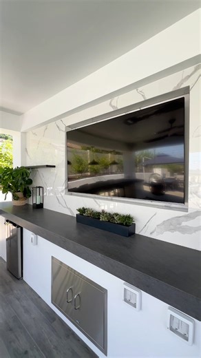 1M views · 12K reactions | Finished Backyard Project 朗 #backyard #patio #landscaper #architectureproject #outdoorliving #patiocover #pergola #outdoorspace | Rivers Landscape Construction Inc. | Facebook