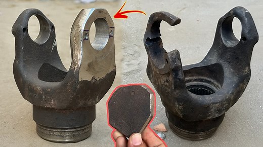 A Tattered Universal Joint Fork Supremely Repaired By Mechanic To Bring Back In Original Condition | HD Channel | Facebook