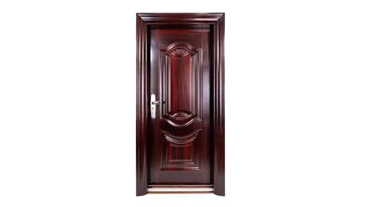 Popular Steel Fancy Security Door Smart Lock Residential Entrance Chinese Design Style Anti-Theft Feature Exterior Application