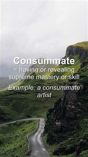 Word of the Day: Consummate #Shorts