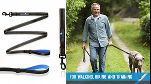 Extra Heavy Duty Dog Leash - 6ft Long - 3mm Thick, Soft Padded Handle for Comfort - Perfect Leashes for Medium and Large Dogs