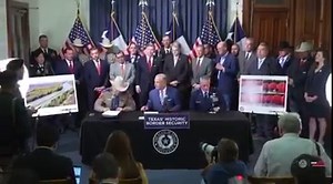 130K views · 7.3K reactions | #BREAKING Texas Governor Greg Abbott announces deployment of water barrier made of buoys in the Rio Grande. Texas Department of Public Safety Dir. McCraw says it’s “another tool” that is being used to secure the border under #OperationLonestar. 1,000 feet of the floating barrier will be deployed in Eagle Pass to start. | Ali Bradley | Facebook