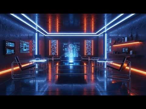 Cyberpunk Man Cave Interior Inspired by “Alita Battle Angel”