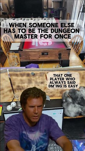 When That One Player Says DM’ing Is Easy 😏 | D&D Meme Short 🎲🔥