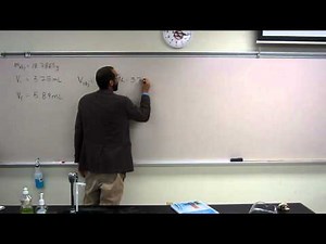 Finding Density - Liquid Displacement 011