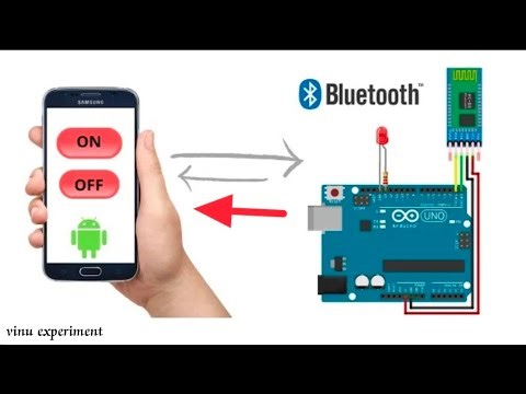 HOW TO CONTROL A LED USING HC-06 BLUETOOTH MODULE WITH ARDUINO || HC-05 Bluetooth Module || vinu