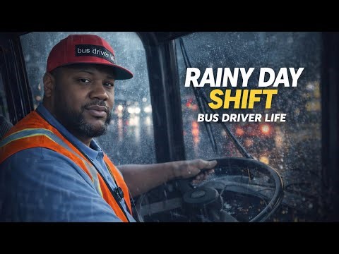 Rainy Day Bus Driver Life | Sacramento Transit Vlog
