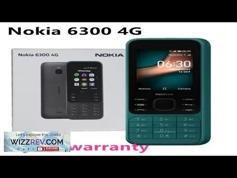 Original Nokia 6300 4G LTE Cell Phone 3Colors Unlocked Dual SIM KaiOS