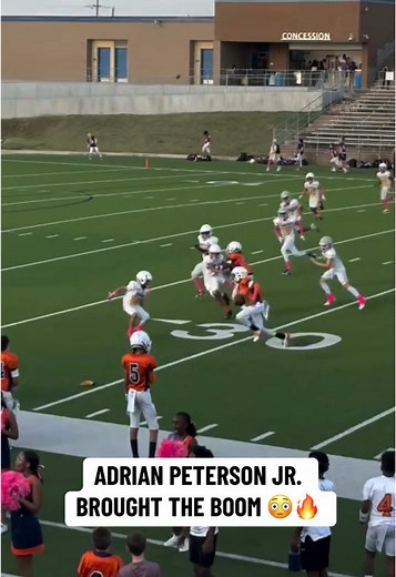 C/O 2030 Adrian Peterson Jr. is next up 😤 (Via @adrianpeterson/IG) #nfl #nflfootball #football #collegefootball