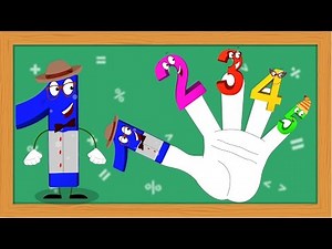 Finger Family Numbers Nursery Rhymes For Babies and Kids Songs