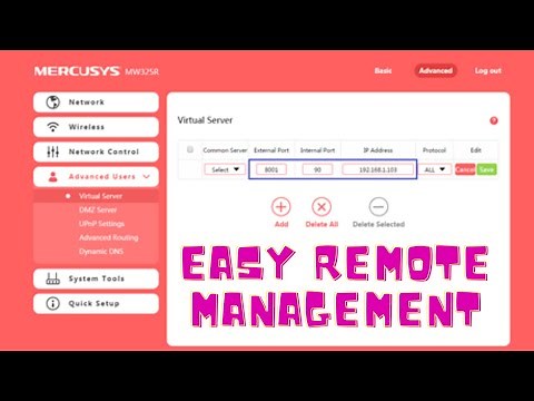 How to Remote Management MERCUSYS Router | Management MERCUSYS Router Only 2 minute
