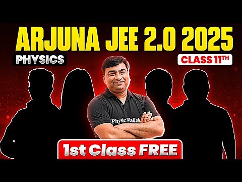 1st Class of Physics by Manish Sharma Sir || Arjuna JEE 2.0 2025 Batch 🔥