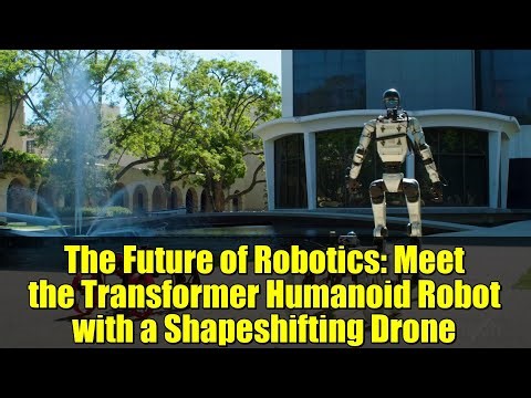 The Future of Robotics: Meet the Transformer Humanoid Robot with a Shapeshifting Drone