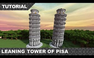 【Trydar】Minecraft我的世界-比萨斜塔建造教程1（授权搬运）