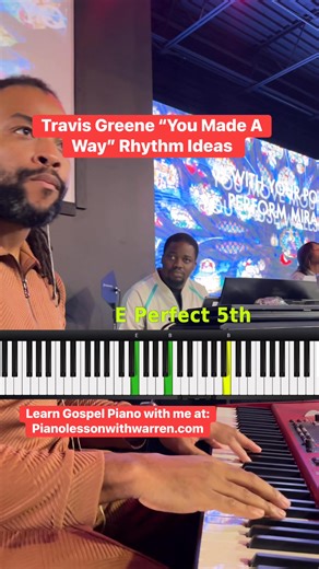 6.8K views · 171 reactions | Travis Greene “You Made A Way” Rhythm Ideas | Piano lesson With Warren | Facebook