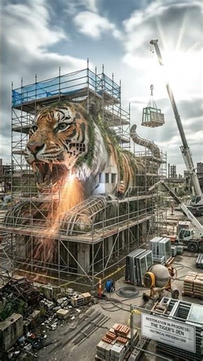 Tiger Shaped Tower Rebuilt Into a Futuristic Skyscraper 🐅🏙️ | Incredible Transformation