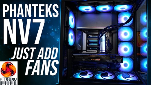 Phanteks NV7 case build - let's add many fans!