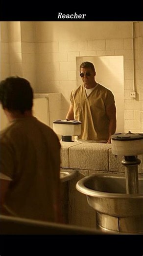 JACK REACHER PRISON BRAWL 💥👊 | One Man vs. Full Cell Block | Unstoppable Justice#movie #film