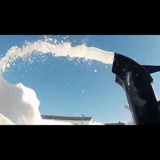 Snow blower chute view Kubota BX