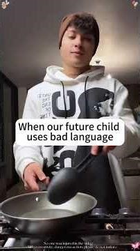 When our future child uses bad language 🤣🤣🤣 #funny#prank#fyp#losangeles