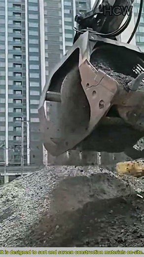 One Tool, Double Efficiency: Excavator Screening Bucket