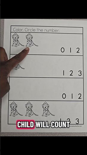 Fun Preschool Counting Activity