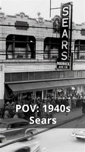 Shopping at Sears in 1940