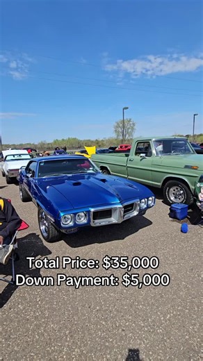1969 Pontiac Firebird Details 👇 Total Price: $35,000 Down Payment: $5,000 Reservation Fee: $150 Monthly Payments: N/A Clean • Ready to go • Limited units DM