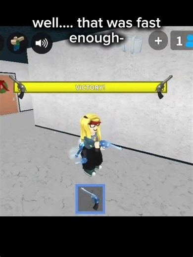 Quick hero round :] #roblox #mm2edit #mm2gameplay #murdermystery2